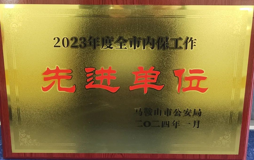 馬鞍山長客：汽車客運站榮獲馬鞍山市內保先進單位